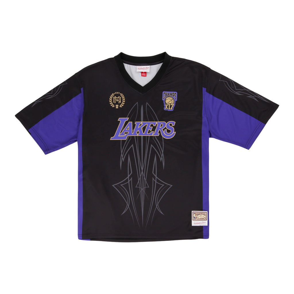 Los Angeles Lakers NBA Goal Line Soccer Jersey Mitchell & Ness Collection
