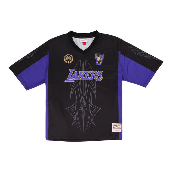 新品　Lakers NBAタンクトップ　MITCHELL&NESS ユニホーム Los Angeles Lakers NBA Goal Line Soccer Jersey Mitchell & Ness