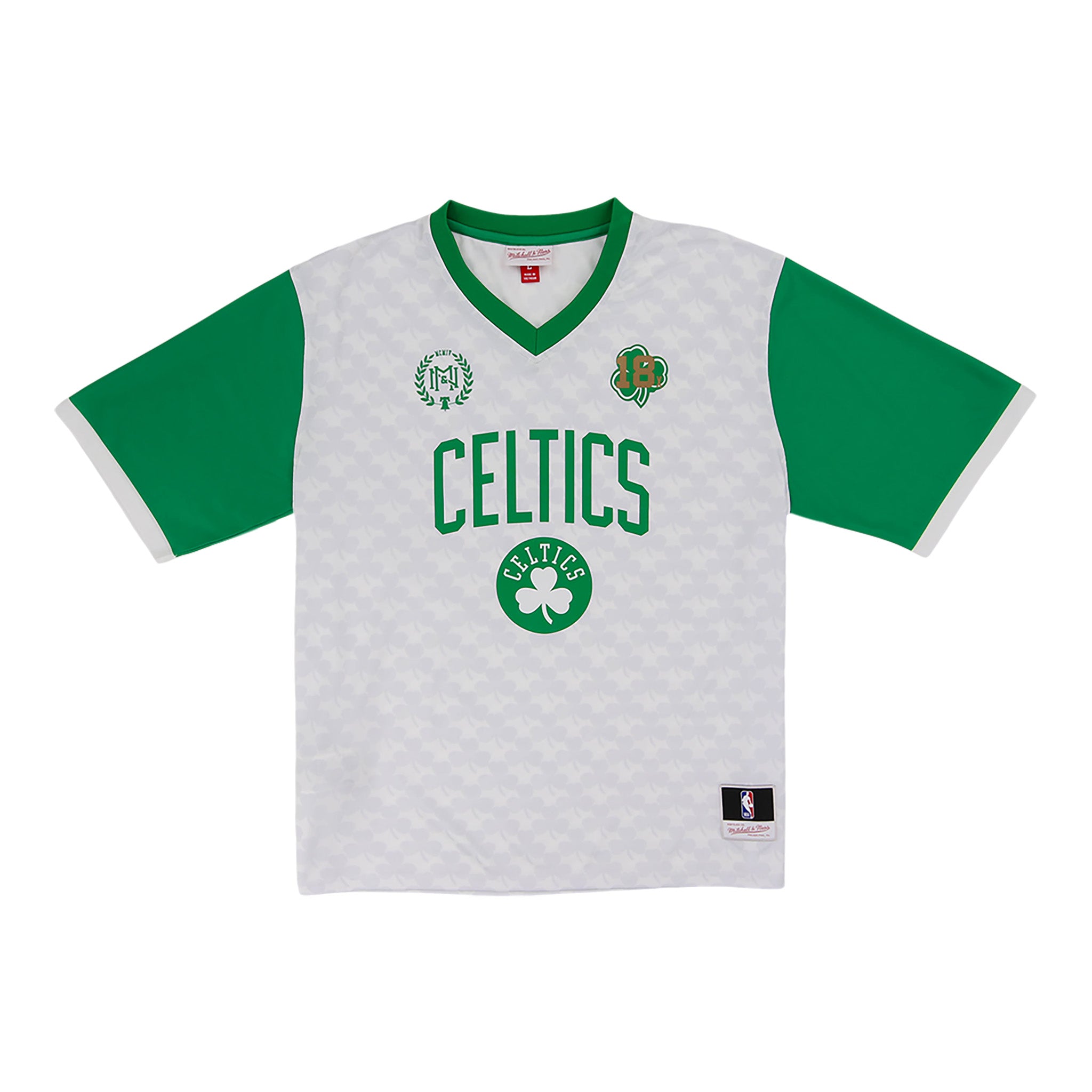Boston Celtics NBA Goal Line Soccer Jersey Mitchell & Ness Collection