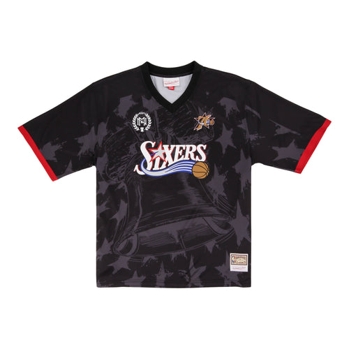 Philadelphia 76ers NBA Goal Line Soccer Jersey Mitchell & Ness Collection