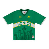 Seattle Supersonics NBA Goal Line Soccer Jersey Mitchell & Ness Collection