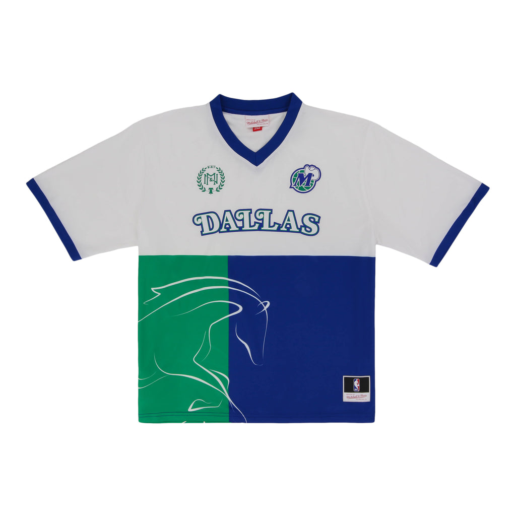 Dallas Mavericks NBA Goal Line Soccer Jersey Mitchell & Ness Collection