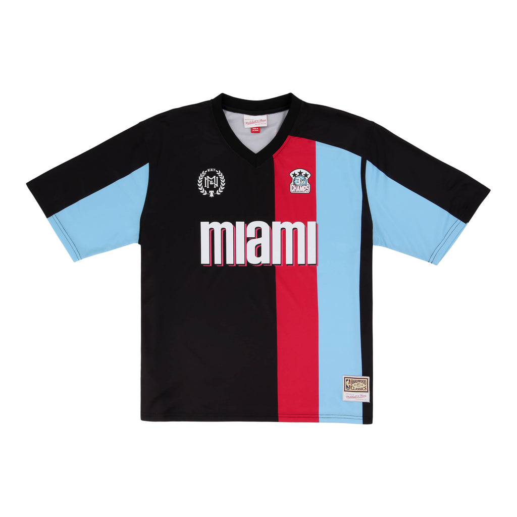 Miami Heat NBA Goal Line Soccer Jersey Mitchell & Ness Collection