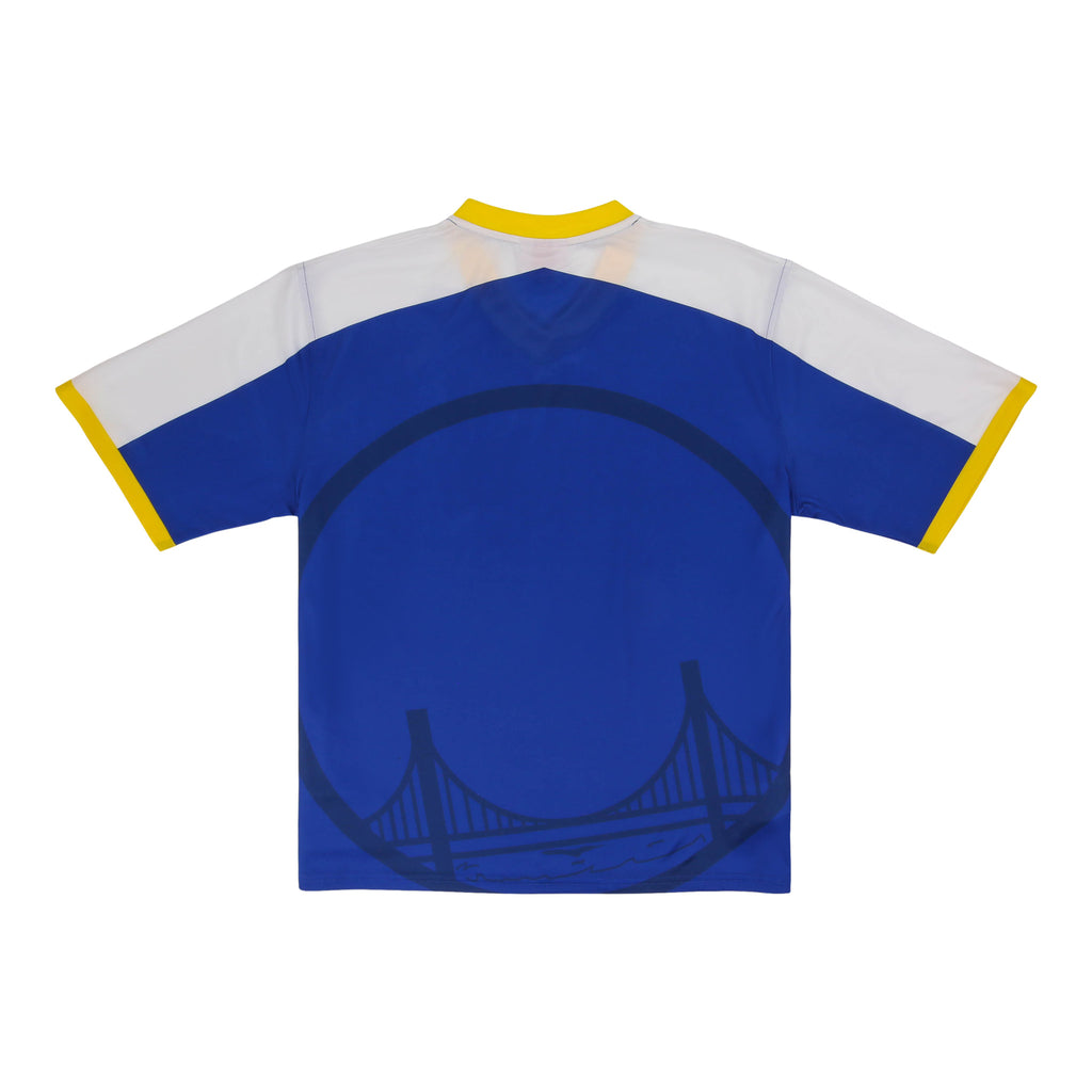 Golden State Warriors NBA Goal Line Soccer Jersey Mitchell & Ness Collection