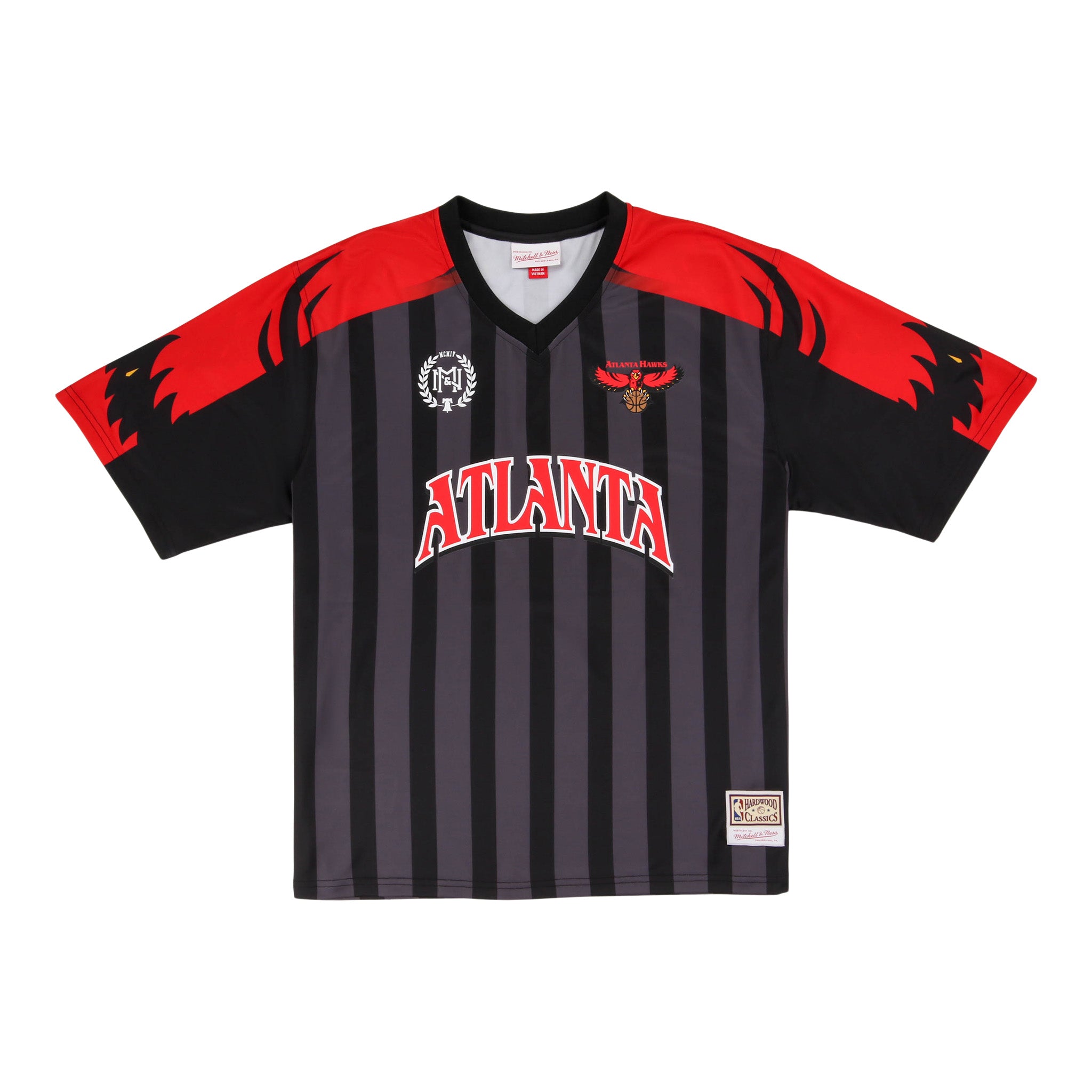 Atlanta Hawks NBA Goal Line Soccer Jersey Mitchell & Ness Collection