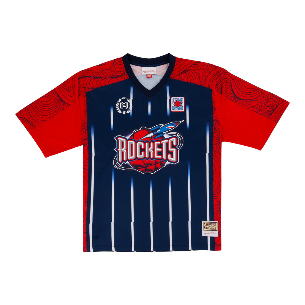 Houston Rockets NBA Goal Line Soccer Jersey Mitchell & Ness Collection