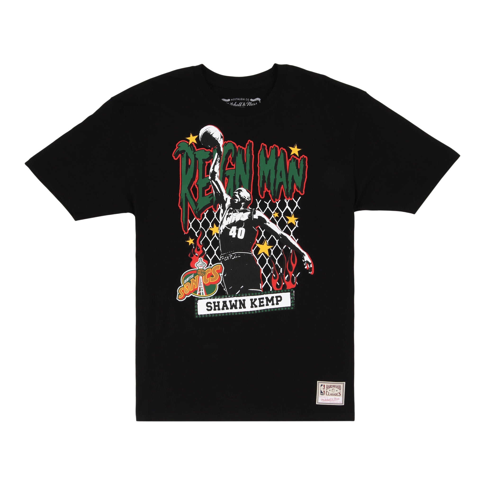 NBA Mitchell & Ness NBA Street Player Tee - Seattle Supersonics