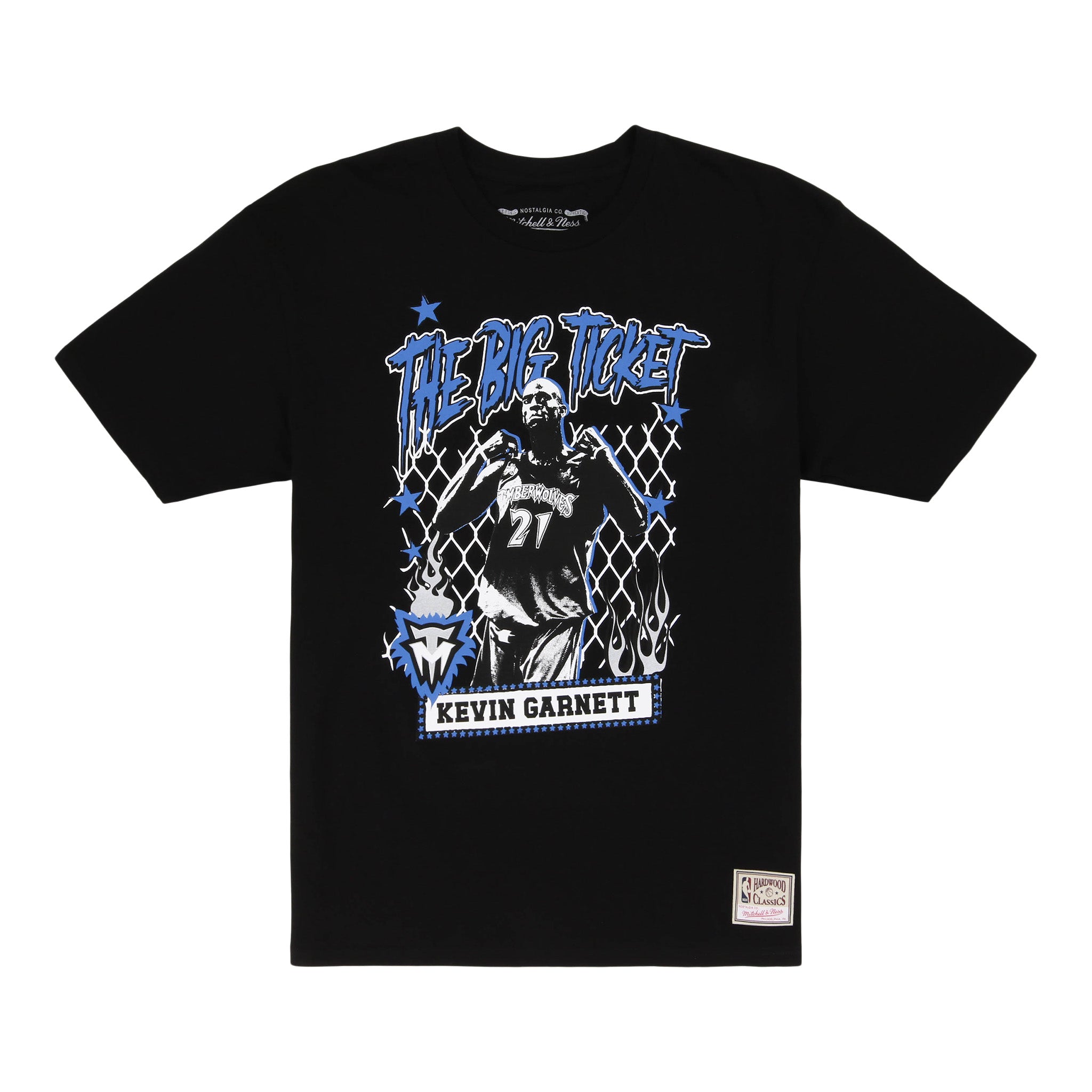 NBA Mitchell & Ness NBA Street Player Tee - Minnesota Timberwolves