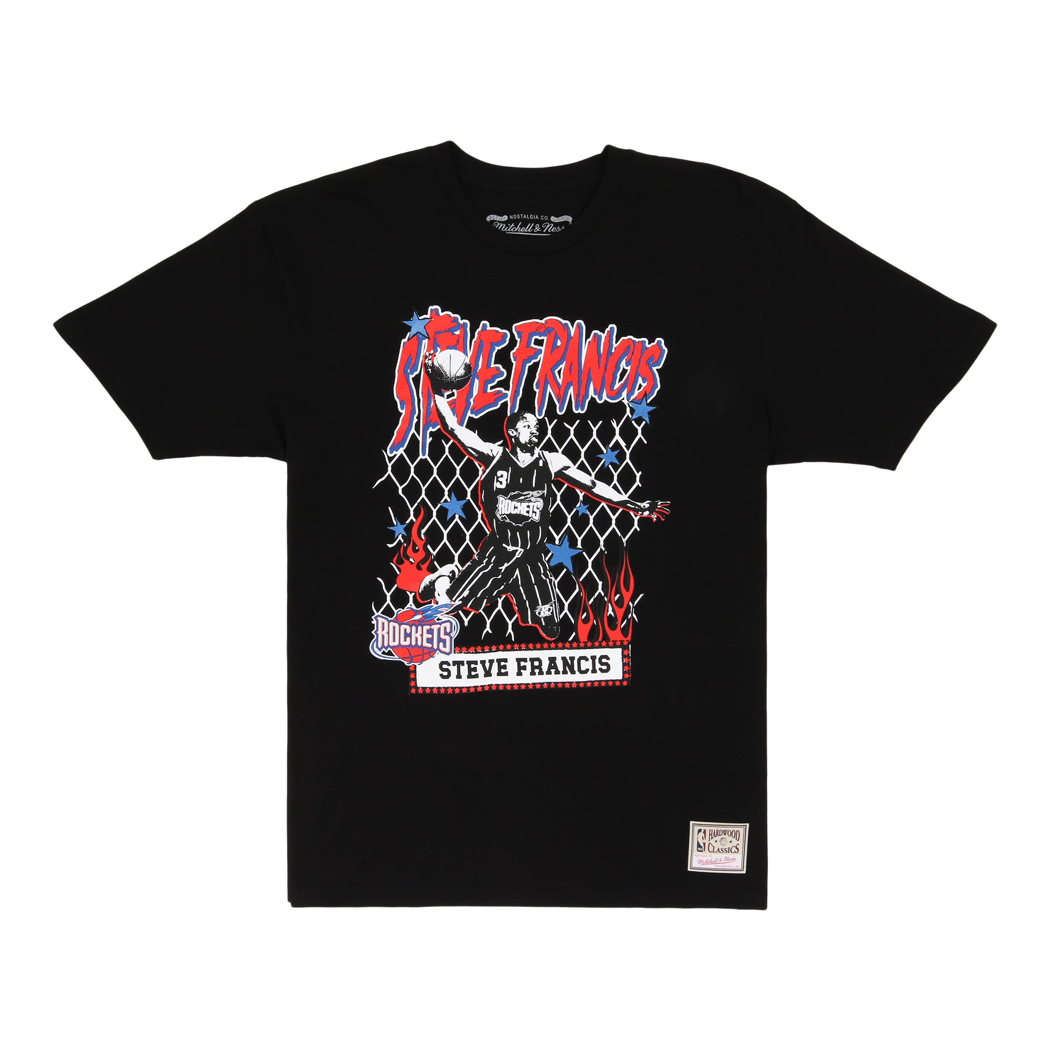 NBA Mitchell & Ness NBA Street Player Tee - Houston Rockets