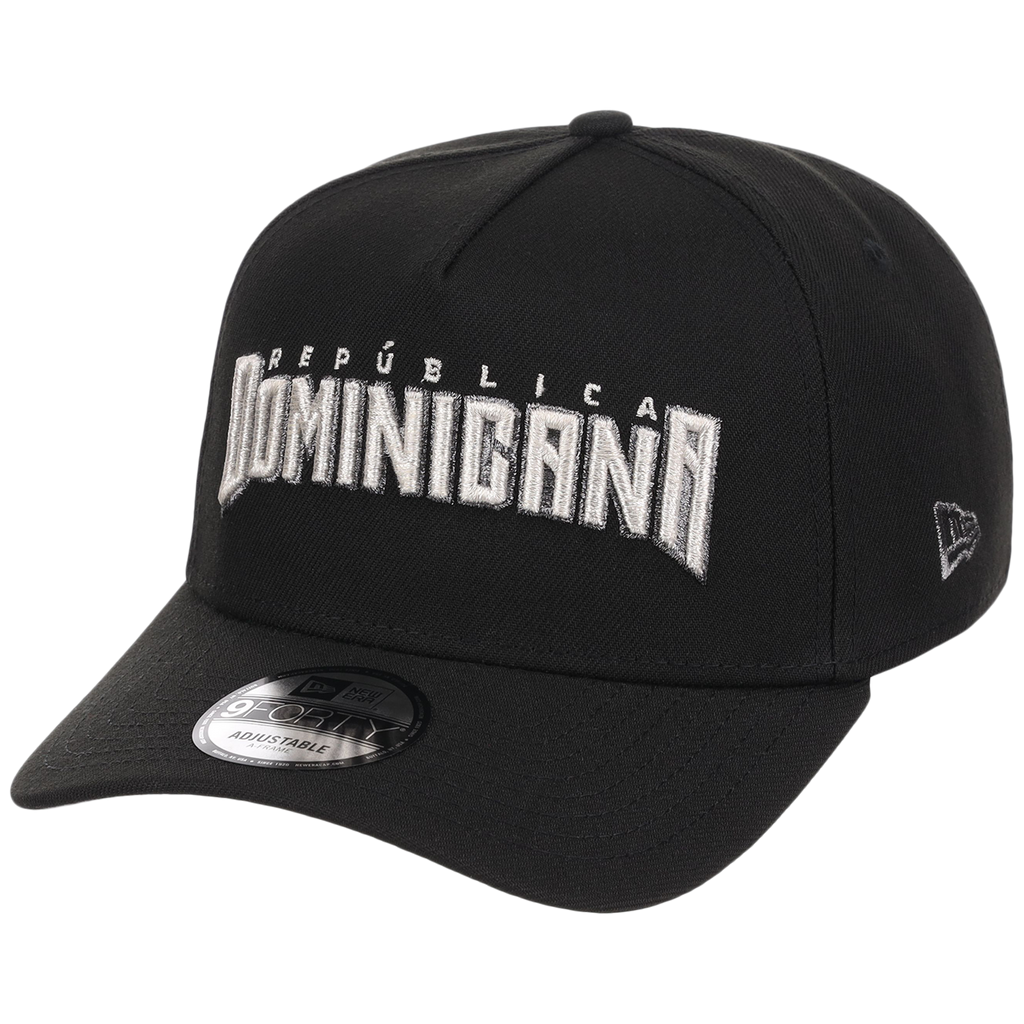 Crown the Country: Dominican Republic New Era 9FORTY Liquid Titanium 'República Dominicana'