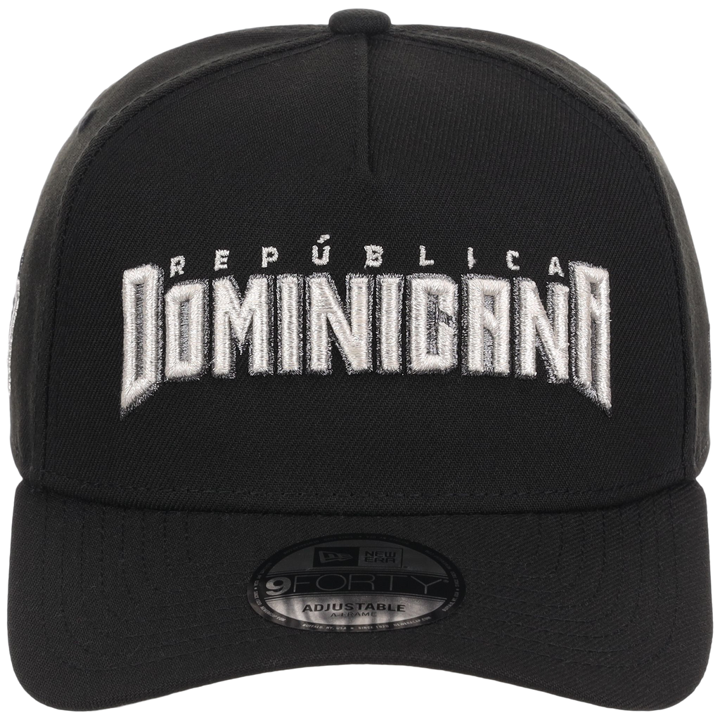 Crown the Country: Dominican Republic New Era 9FORTY Liquid Titanium 'República Dominicana'