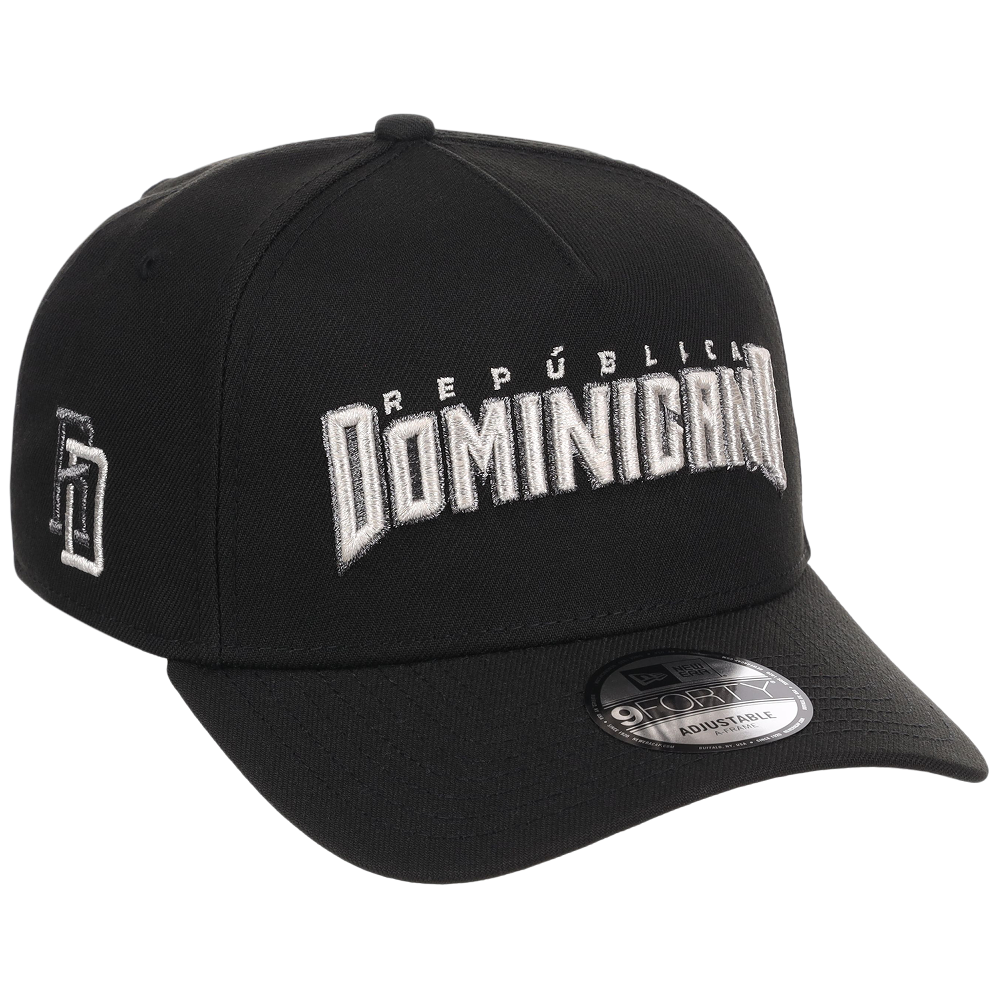 Crown the Country: Dominican Republic New Era 9FORTY Liquid Titanium 'República Dominicana'