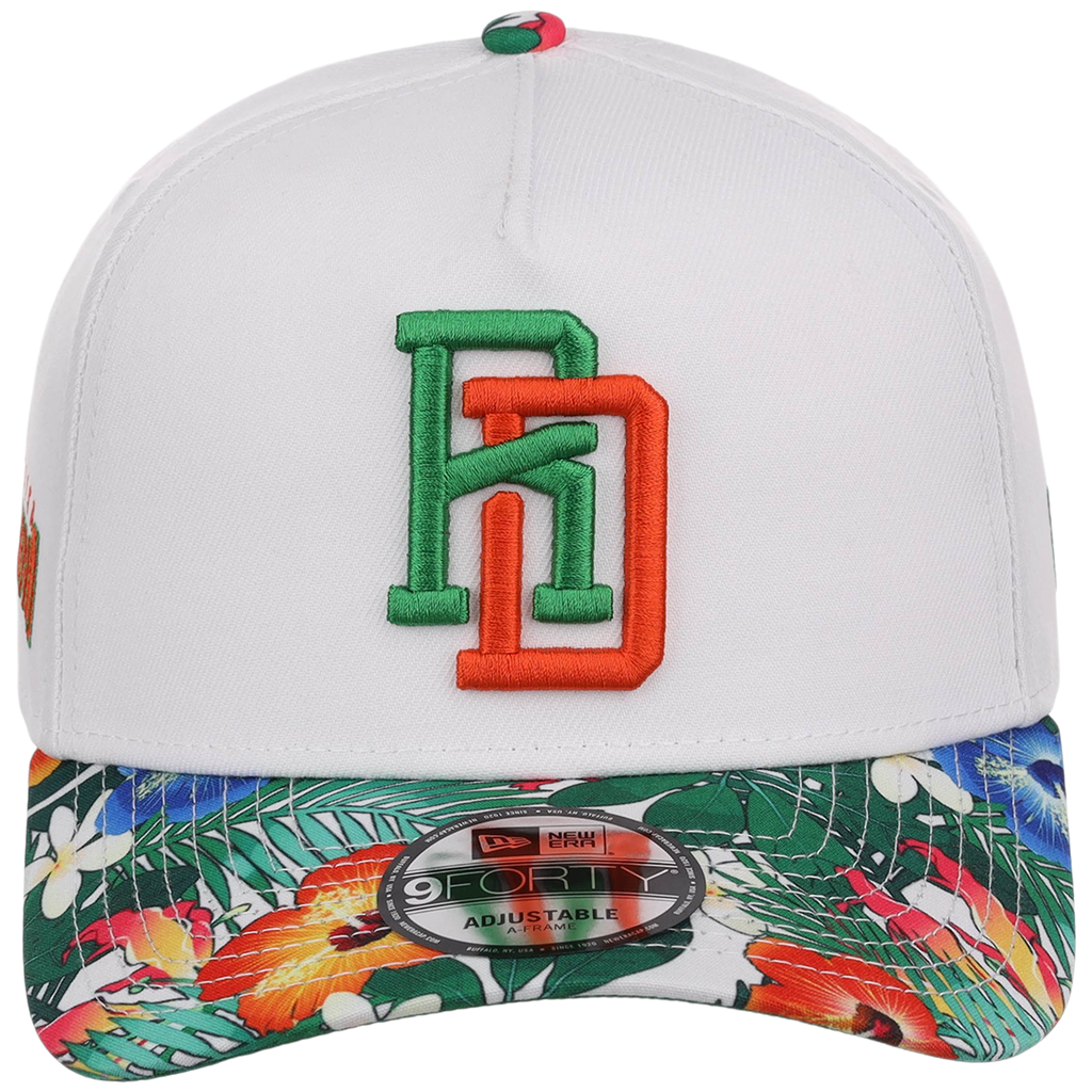Dominican Republic Crown the Country: Dominican Republic New Era (White/Floral)