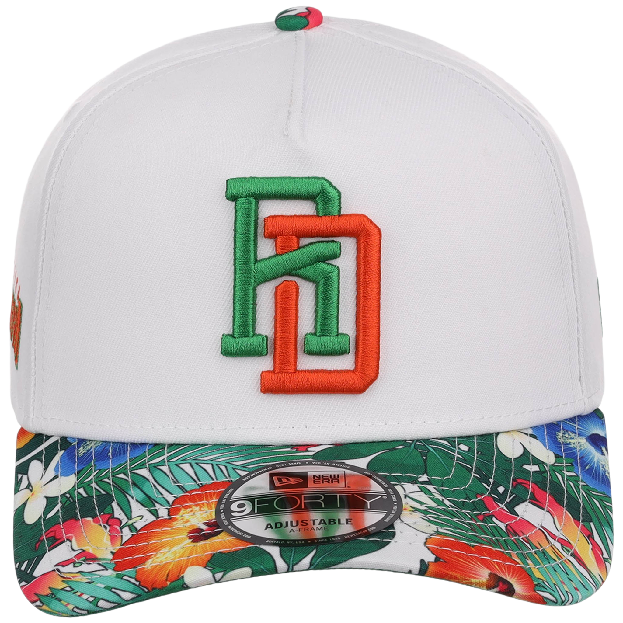 Dominican Republic Crown the Country: Dominican Republic New Era (White/Floral)