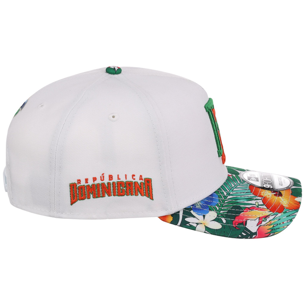 Dominican Republic Crown the Country: Dominican Republic New Era (White/Floral)