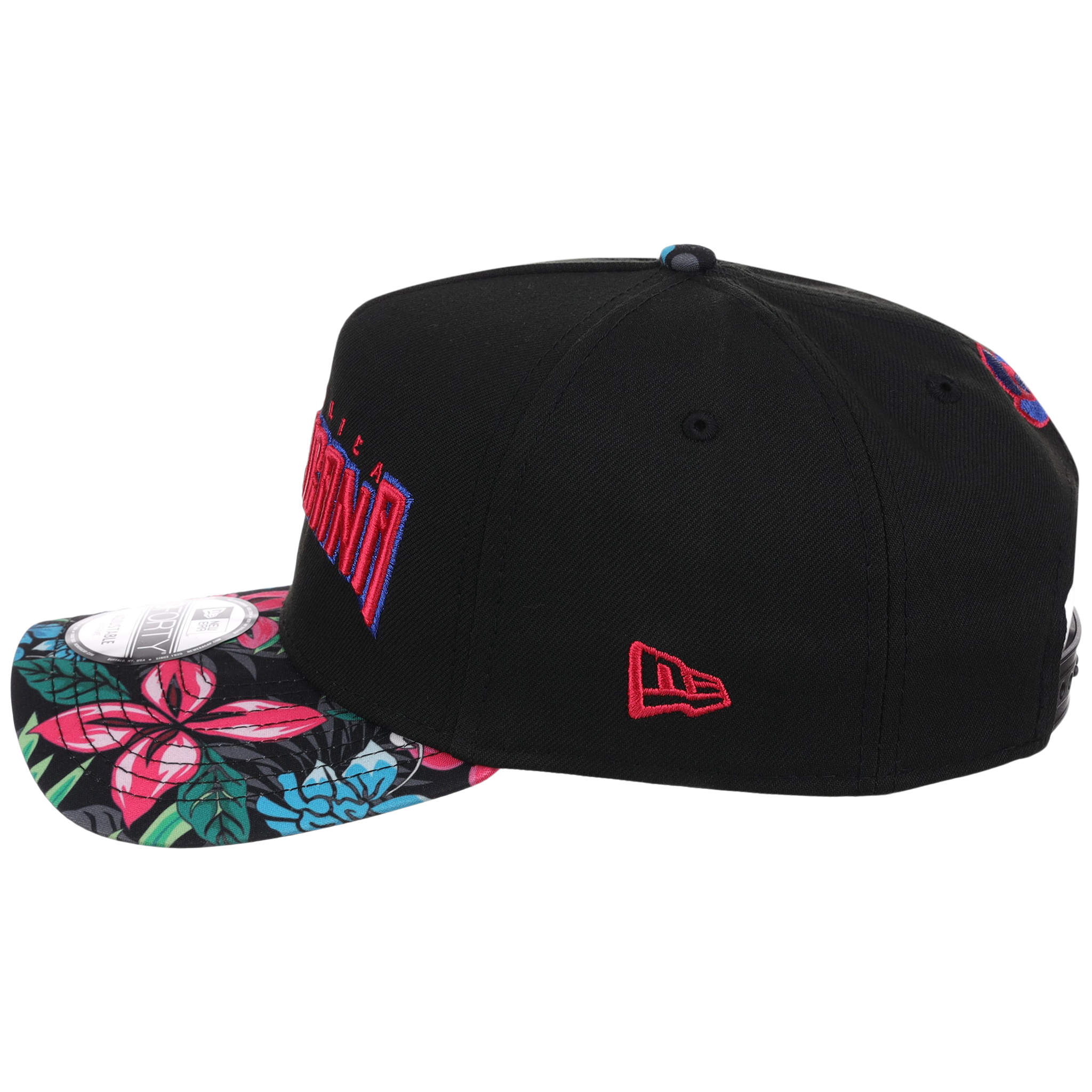 Dominican Republic Crown the Country: Dominican Republic New Era (Black/Floral)