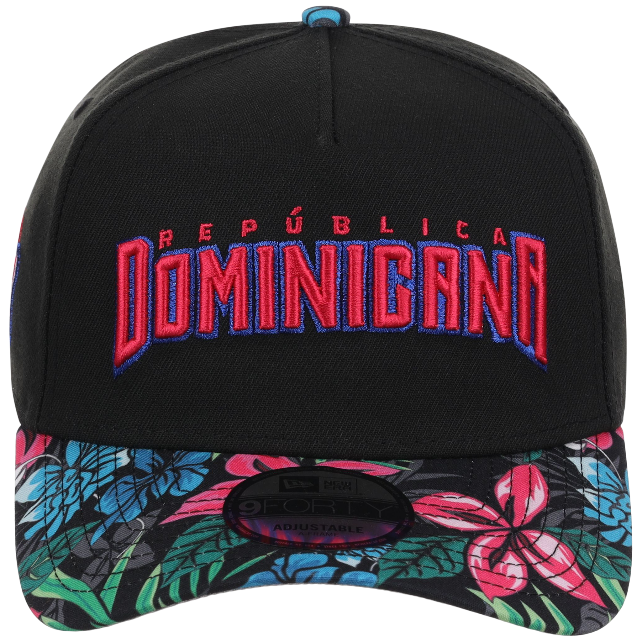 Dominican Republic Crown the Country: Dominican Republic New Era (Black/Floral)