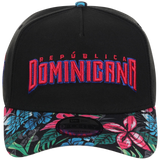 Dominican Republic Crown the Country: Dominican Republic New Era (Black/Floral)