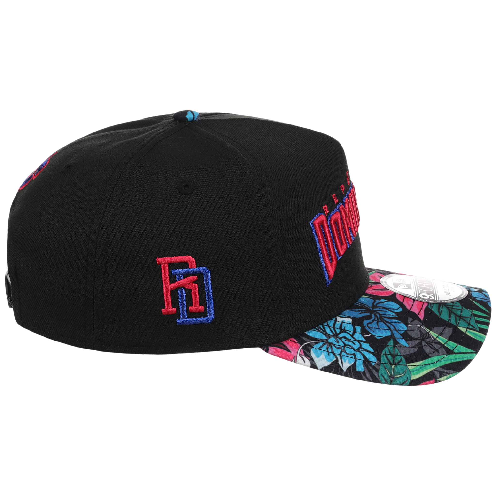 Dominican Republic Crown the Country: Dominican Republic New Era (Black/Floral)