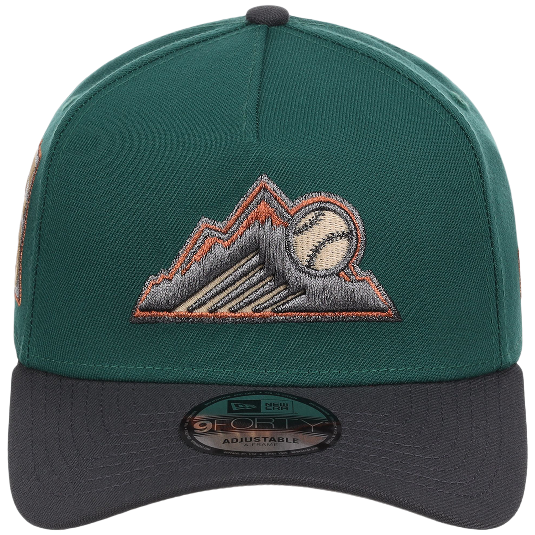 Colorado Rockies MLB Emerald Graphite New Era 9FORTY