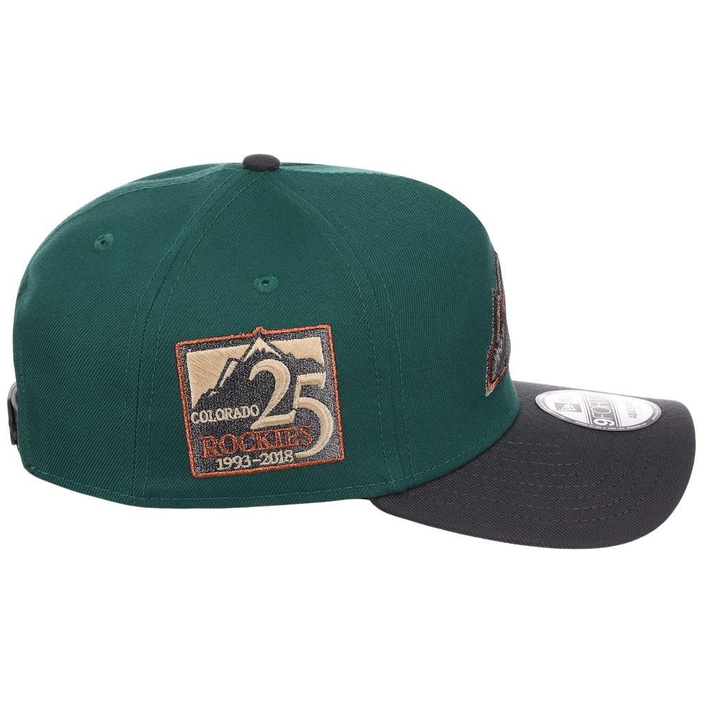Colorado Rockies MLB Emerald Graphite New Era 9FORTY