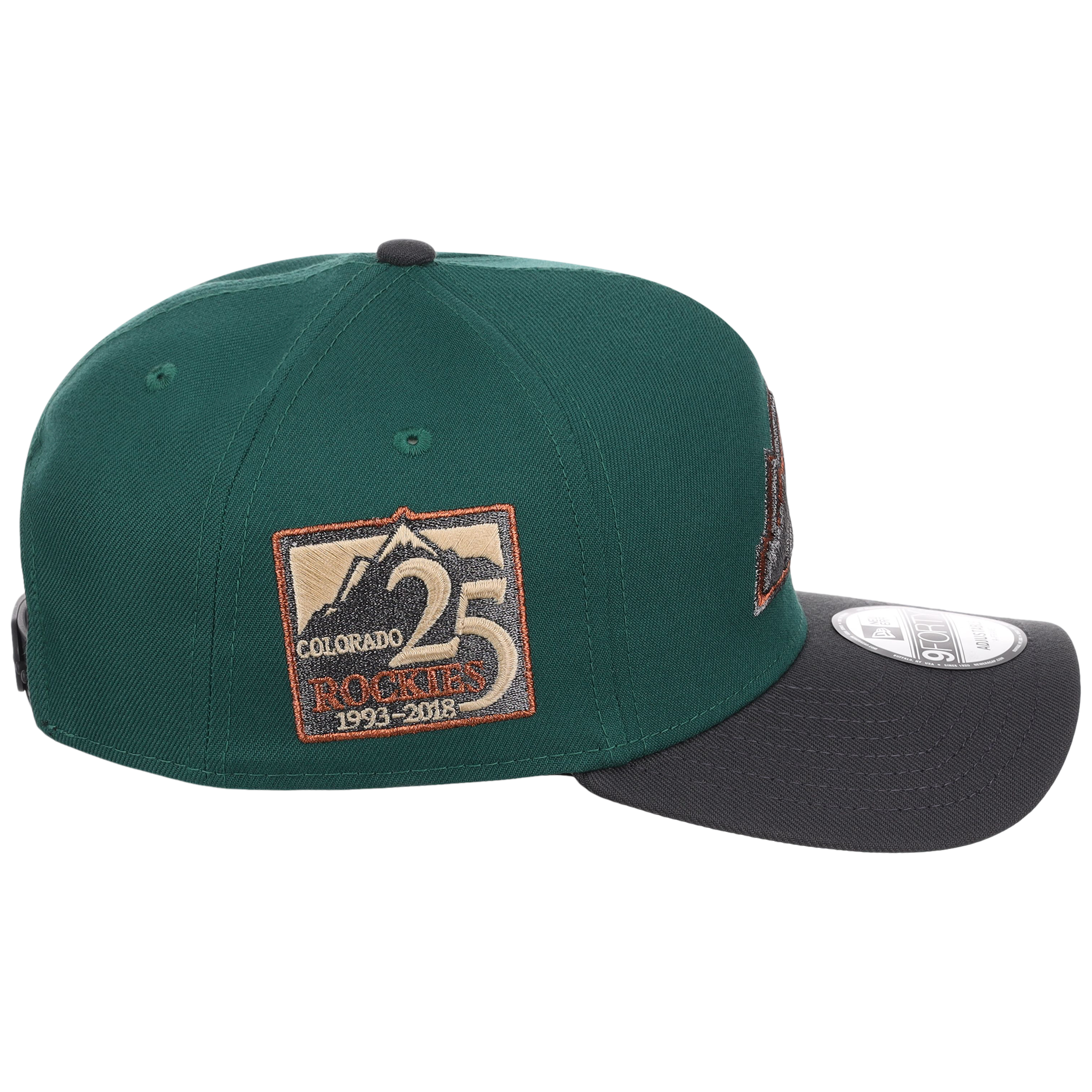 Colorado Rockies MLB Emerald Graphite New Era 9FORTY
