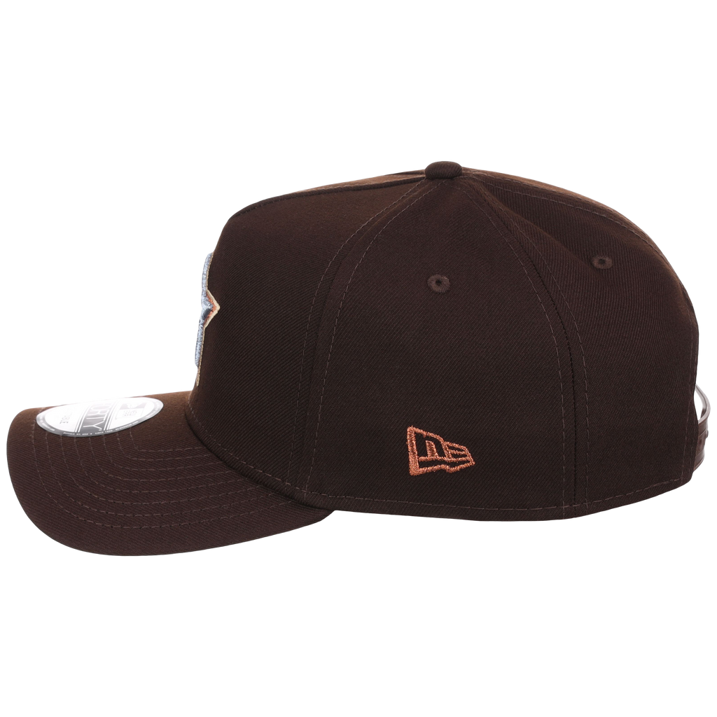 Houston Astros MLB Frosted Bark New Era 9FORTY A-Frame