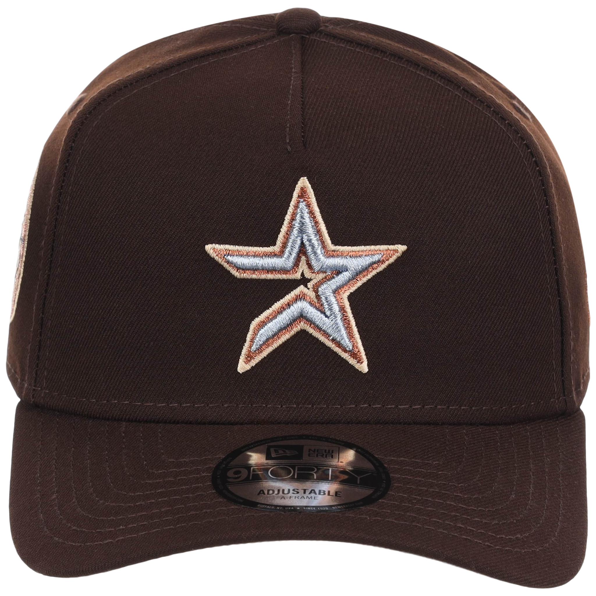 Houston Astros MLB Frosted Bark New Era 9FORTY A-Frame
