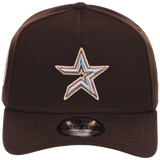 Houston Astros MLB Frosted Bark New Era 9FORTY A-Frame
