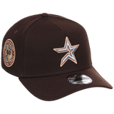 Houston Astros MLB Frosted Bark New Era 9FORTY A-Frame