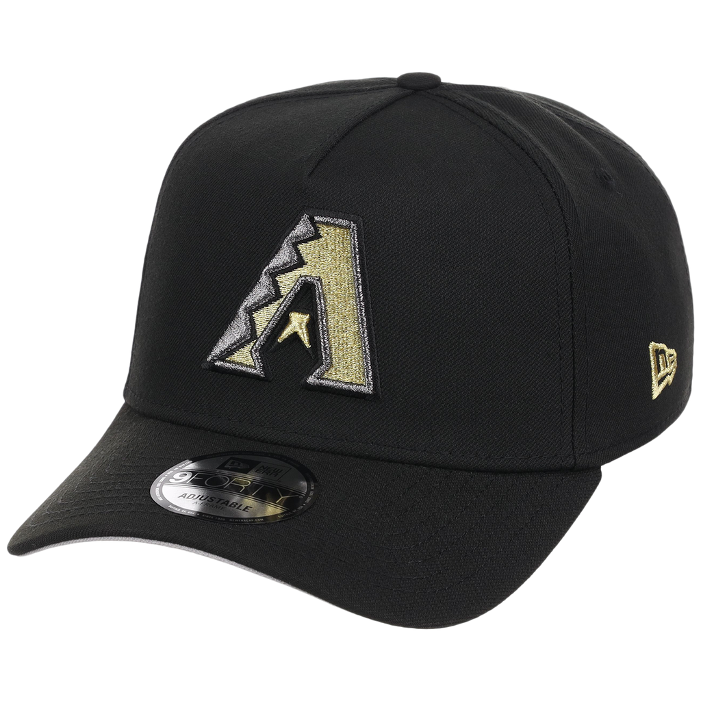 Arizona Diamondbacks MLB Black x Gold FASHION CORE New Era 9FORTY A-Frame