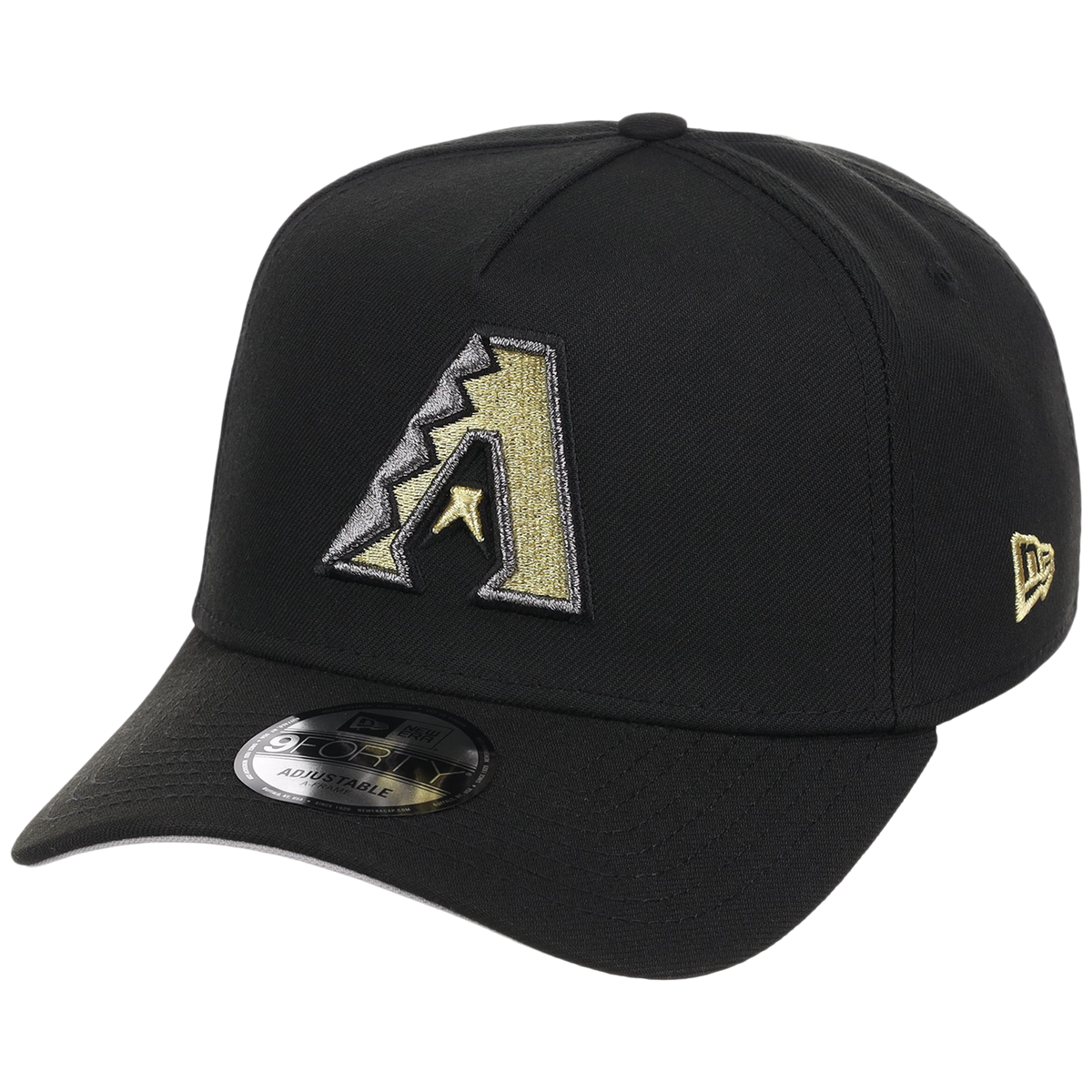 Arizona Diamondbacks MLB Black x Gold FASHION CORE New Era 9FORTY A-Frame