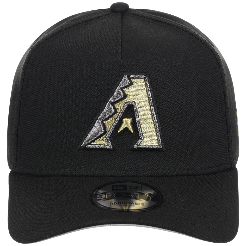 Arizona Diamondbacks MLB Black x Gold FASHION CORE New Era 9FORTY A-Frame