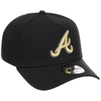 Atlanta Braves MLB Black x Gold FASHION CORE New Era 9FORTY A-Frame