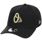 Baltimore Orioles MLB Black x Gold FASHION CORE New Era 9FORTY A-Frame