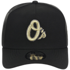 Baltimore Orioles MLB Black x Gold FASHION CORE New Era 9FORTY A-Frame