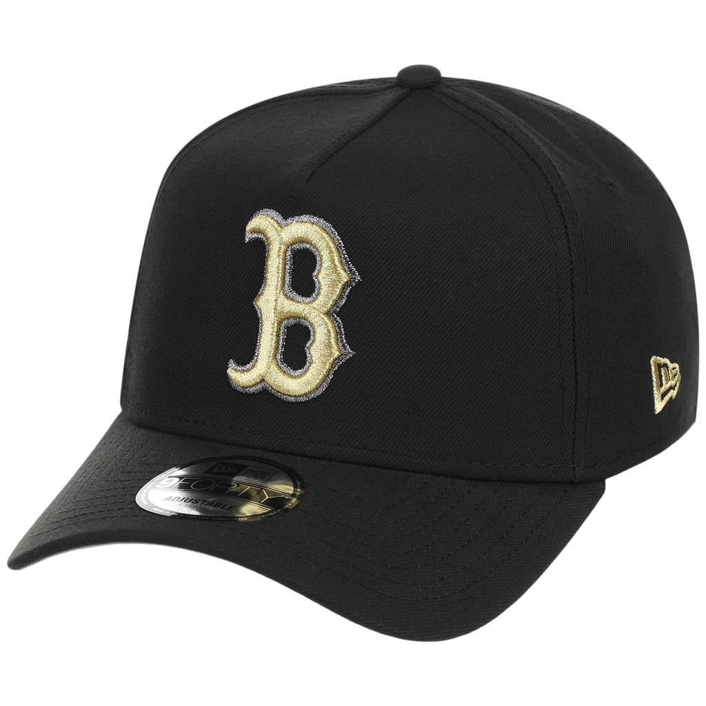Boston Red Sox MLB Black x Gold FASHION CORE New Era 9FORTY A-Frame