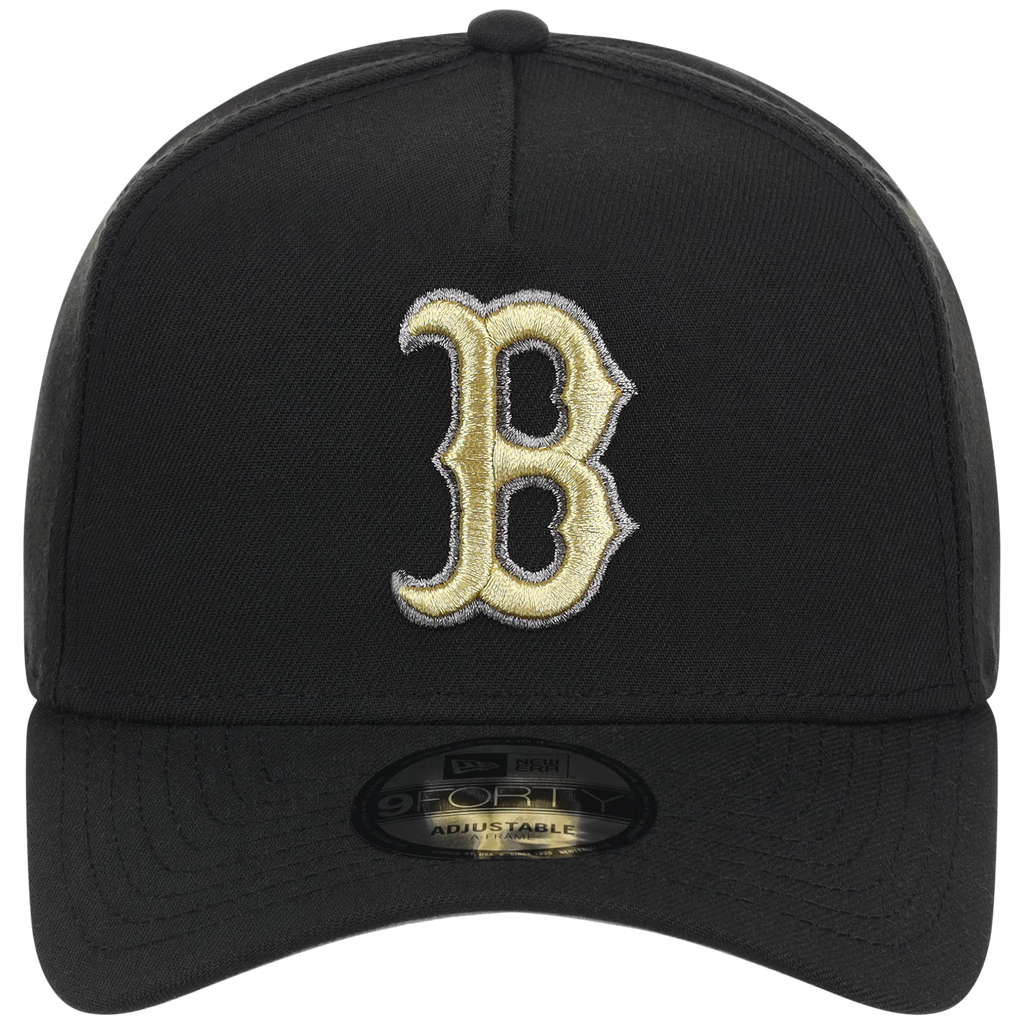 Boston Red Sox MLB Black x Gold FASHION CORE New Era 9FORTY A-Frame