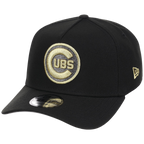 Chicago Cubs MLB Black x Gold FASHION CORE New Era 9FORTY A-Frame