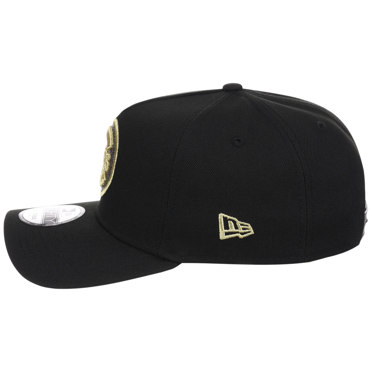 Chicago Cubs MLB Black x Gold FASHION CORE New Era 9FORTY A-Frame