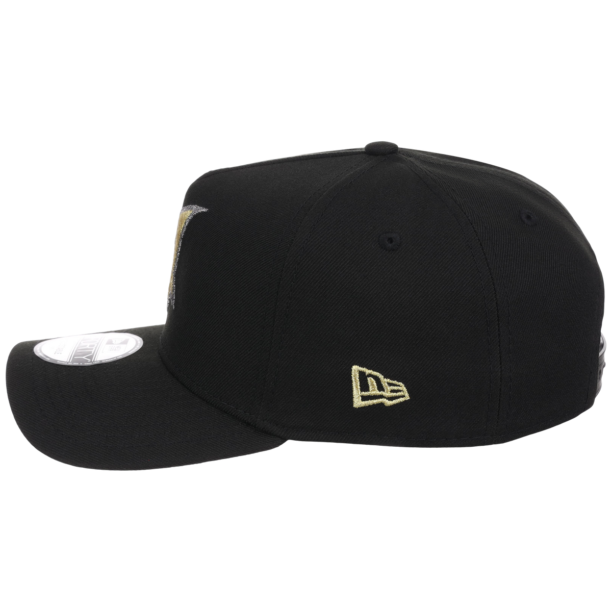 Cleveland Guardians MLB Black x Gold FASHION CORE New Era 9FORTY A-Frame