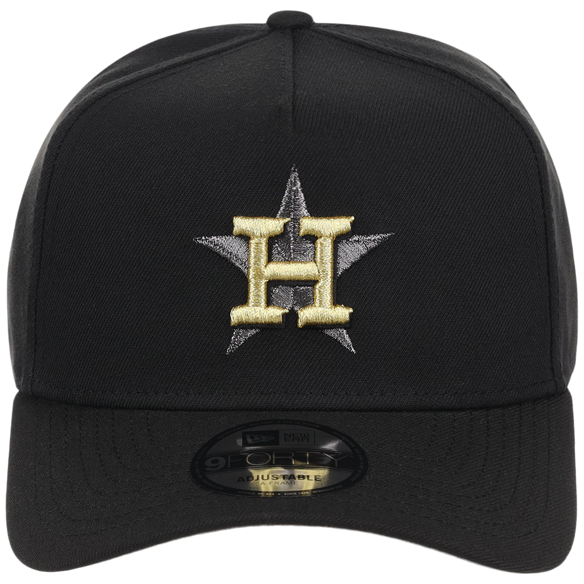 Houston Astros MLB Black x Gold FASHION CORE New Era 9FORTY A-Frame