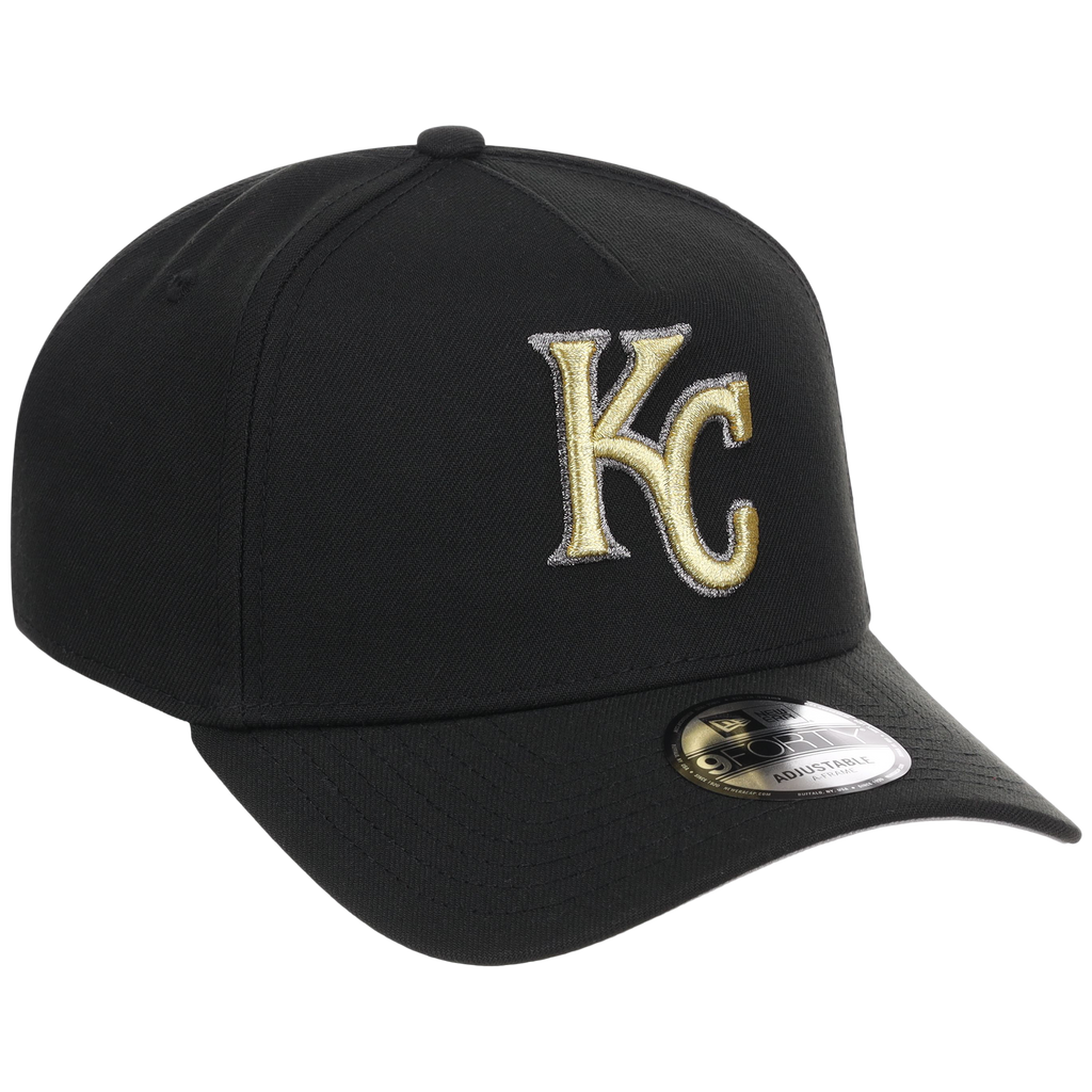 Kansas City Royals MLB Black x Gold FASHION CORE New Era 9FORTY A-Frame