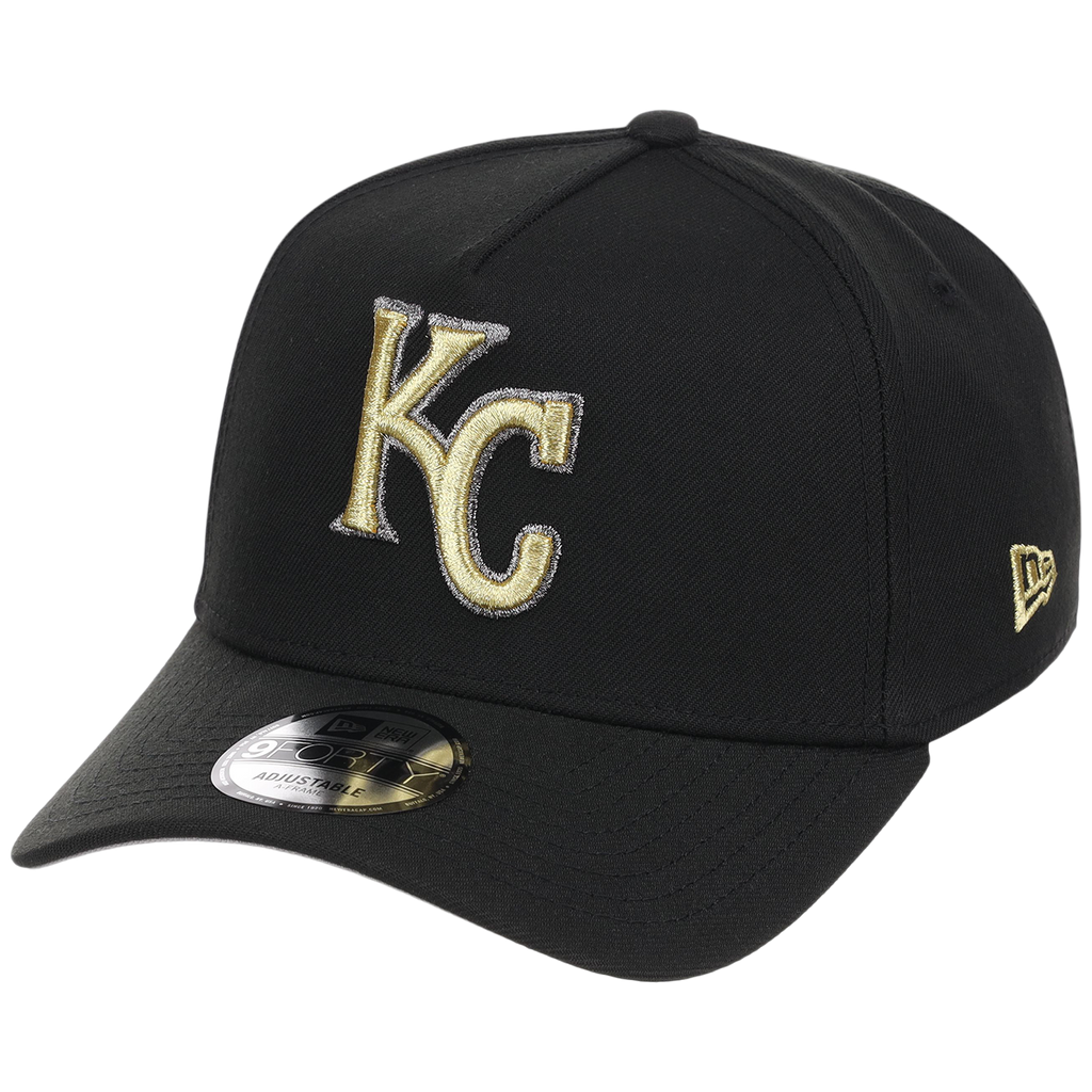 Kansas City Royals MLB Black x Gold FASHION CORE New Era 9FORTY A-Frame