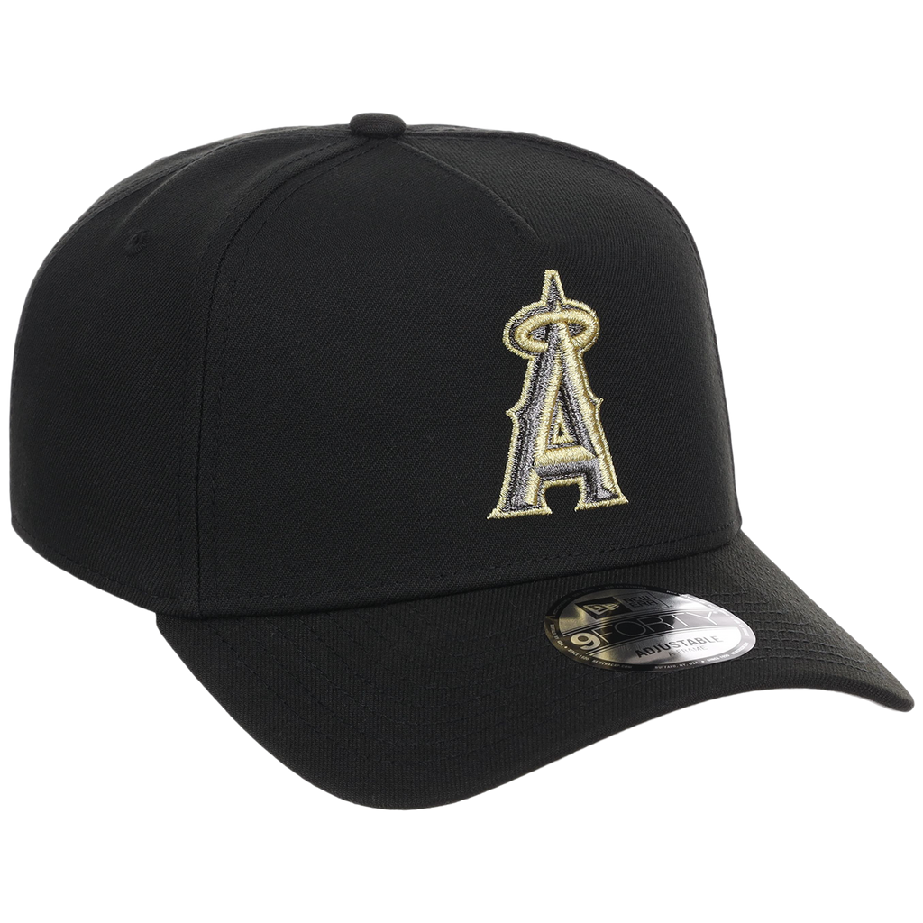 Anaheim Angels MLB Black x Gold FASHION CORE New Era 9FORTY A-Frame