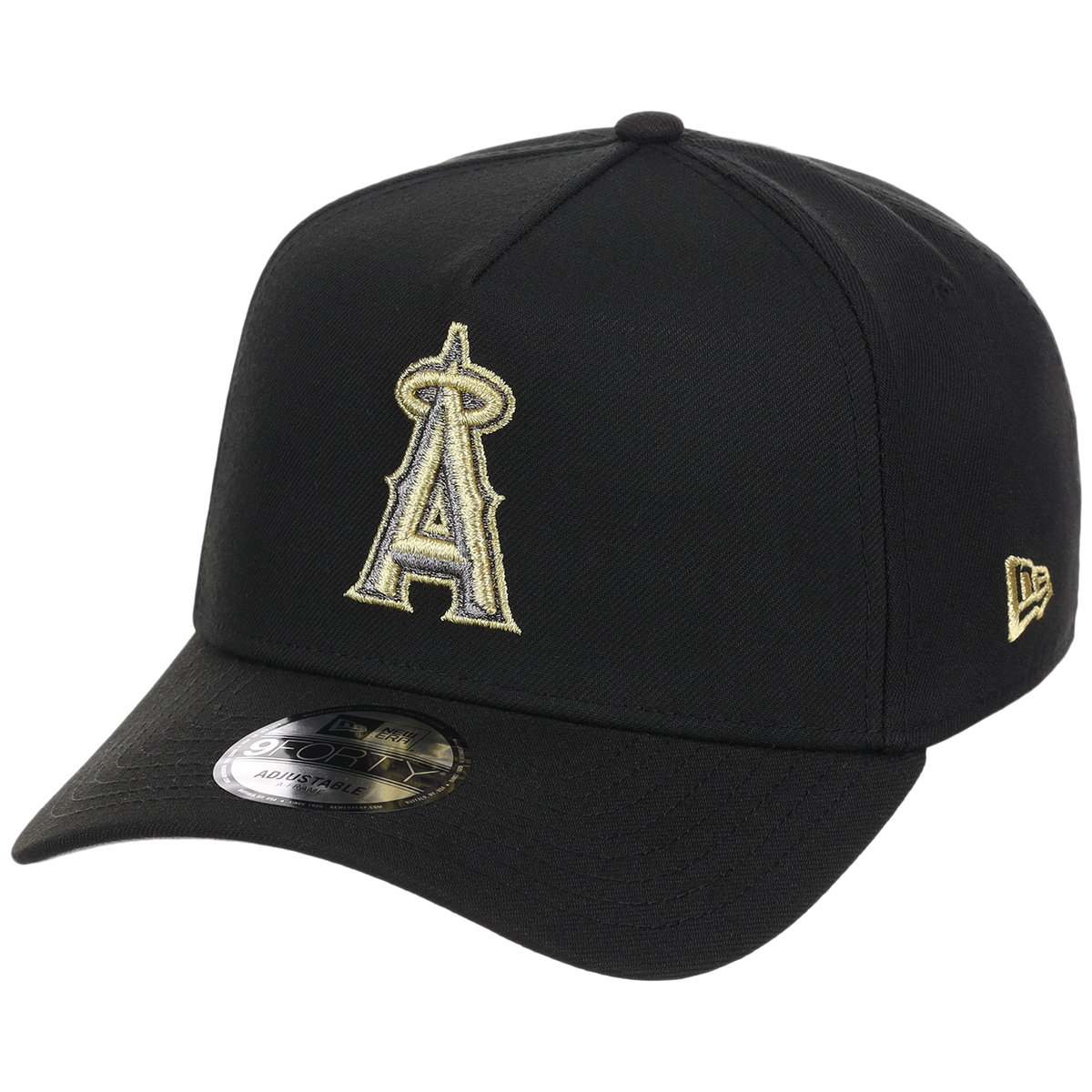 Anaheim Angels MLB Black x Gold FASHION CORE New Era 9FORTY A-Frame