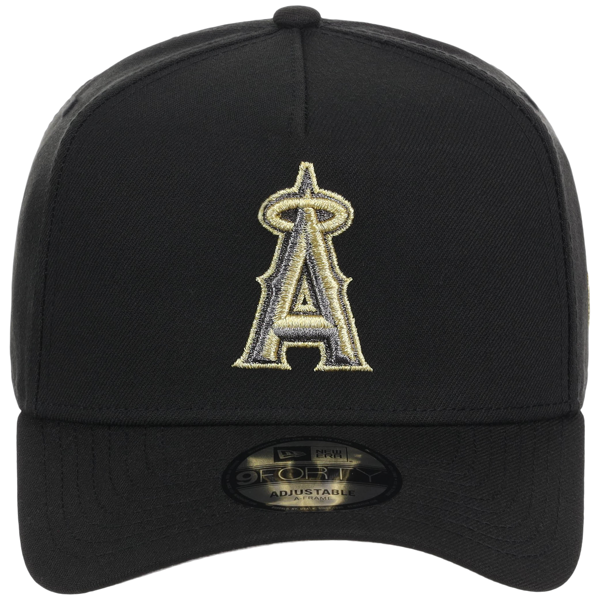 Anaheim Angels MLB Black x Gold FASHION CORE New Era 9FORTY A-Frame