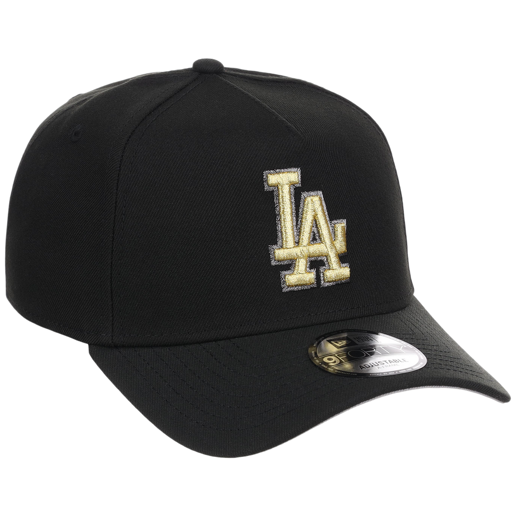 Los Angeles Dodgers MLB Black x Gold FASHION CORE New Era 9FORTY A-Frame