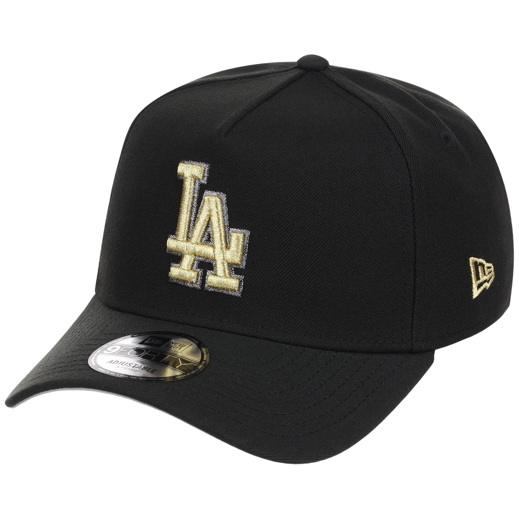 Los Angeles Dodgers MLB Black x Gold FASHION CORE New Era 9FORTY A-Frame