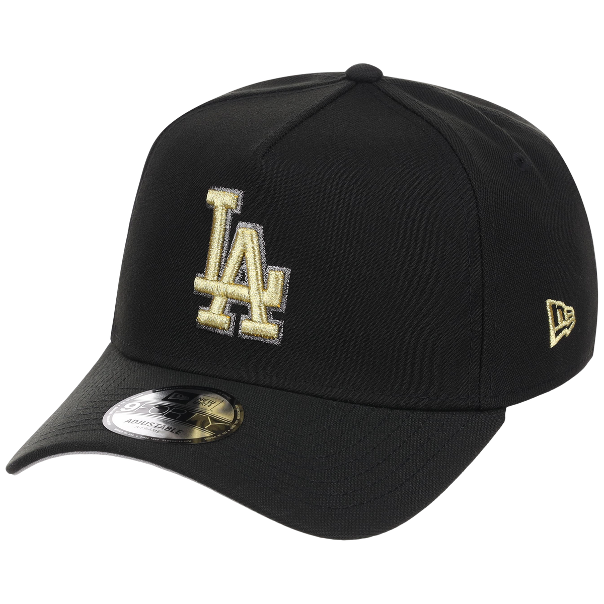 Los Angeles Dodgers MLB Black x Gold FASHION CORE New Era 9FORTY A-Frame